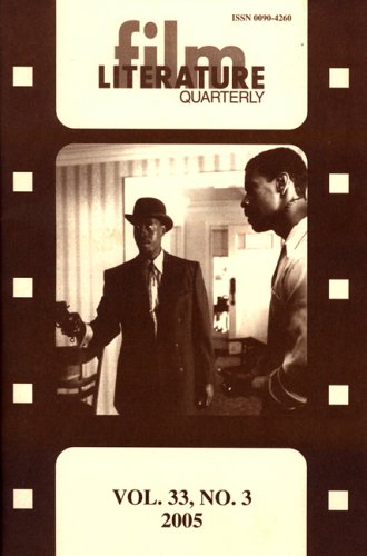 LITERATURE / FILM QUARTERLY magazine side cover Issue 131  Vol 33 # 3  2005